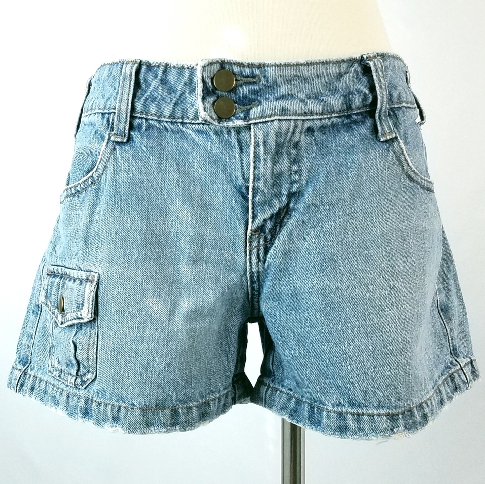 Blue Denim Shorts